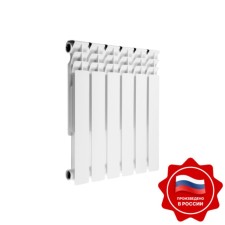 Bimetallic radiator Oasis Eco, 500 x 80 mm, 6 sections