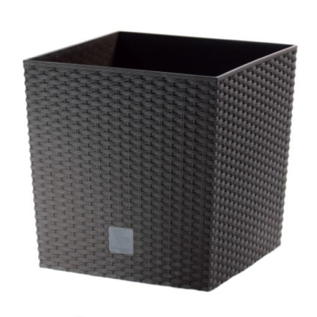 Kashpo Rato Low, 2 subjects: internal and outer capacitance, 11 and 15.8 l, color Venge-1