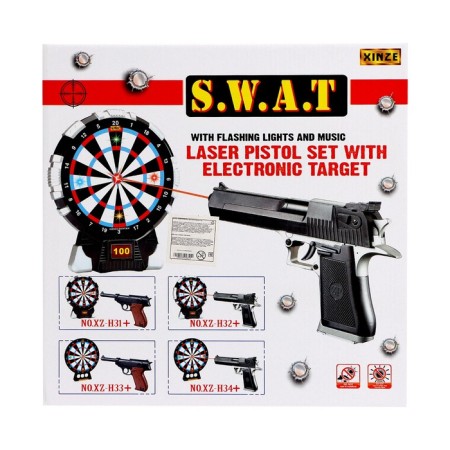 Electronic shooting range "Cool special forces", light and sound effects, works from batteries-11