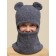 Children's hat, size 48-50, gray color