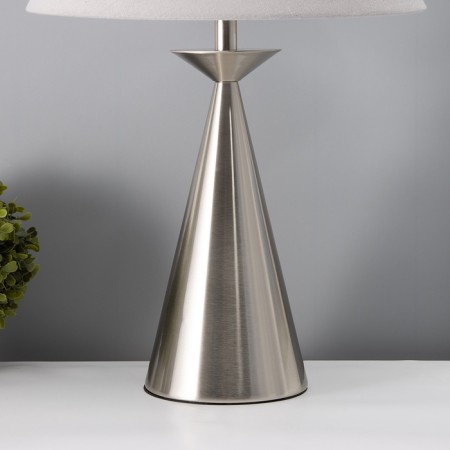 Traffic lamp with lampshade Risalux "Erica", E27, 40 W, silver, 34 × 34 × 56 cm-3