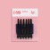 Hair clips, set - 6 pcs, 10 cm, black color
