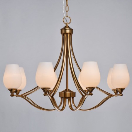 Palermo chandelier, size 93x285x93 cm, 480W 8xe27 IP 20-7