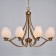 Palermo chandelier, size 93x285x93 cm, 480W 8xe27 IP 20