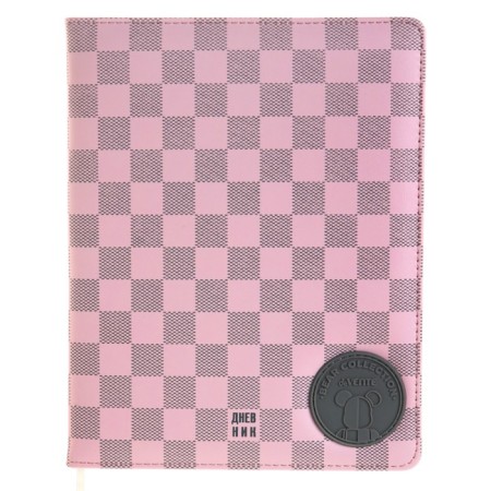 Universal diary for grade 1-11 Bear Collection, solid cover, artificial leather, silkography, lies, 80 g/m2