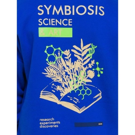 Sweatshirt for boys, height 122 cm, color ultramarin-5
