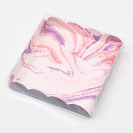 Box for cookies, "texture", 15 x 15 x 3 cm