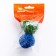 A set of 2 wicker balls from a vine without bells, 5 cm, blue/green