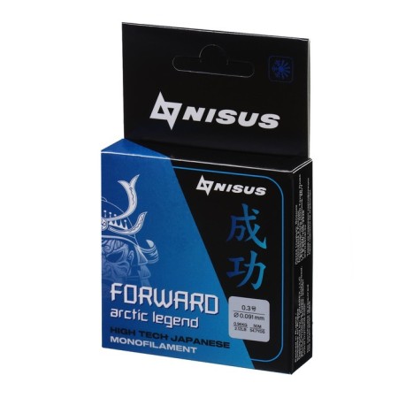 Nisus Forward Arctic Legend, diameter 0.091 mm, test 0.96 kg, 50 m, Nylon Transparent-1