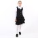 School suit for girls, black color, height 140 cm