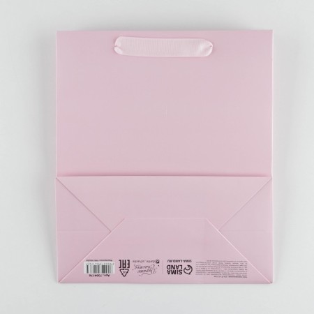Gift laminated package, packaging, "pink", ml 23 x 27 x 11.5 cm-3