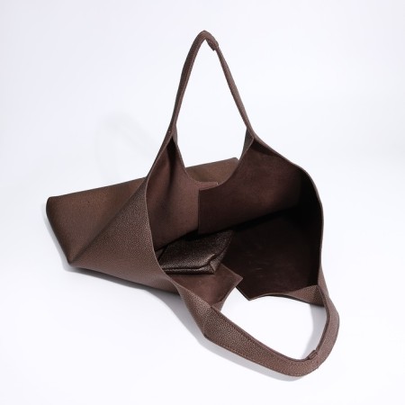 Female bag Textura, chover, large size, bronze color-4