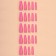Patch nails, 24 pcs, ballerina shape, pale pink color