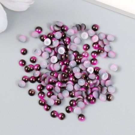 Decor "Purple Purple" d = 4 mm 10 g 200 pcs 5x2.5 cm mix-5