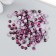 Decor "Purple Purple" d = 4 mm 10 g 200 pcs 5x2.5 cm mix