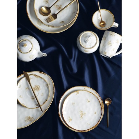 Porcelain shade Organic Gold, 30 × 21 × 2.5 cm, white color-6