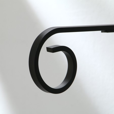 Bracket for kashpo kovyani, 30 cm, metal, black-7