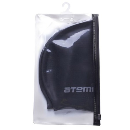 ATEMI DC502 swimming cap, silicone massage, black color-4