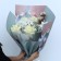 Paper packaging for flowers double -sided "Blue Lotus", 35 x 50 cm