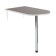 Bar countertop with a support, 1000x580x850 mm, douglas dark