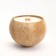 Candle in coconut aromatic, orange, soy wax, 8x10 cm, in the box