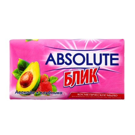 Soap toilet glare "Avocado + strawberries", 140 g