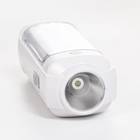 Manual battery lamp 1+2 W, 1200 mAh, 5 V, 6 hours of work, 2 modes, range 50 m-3