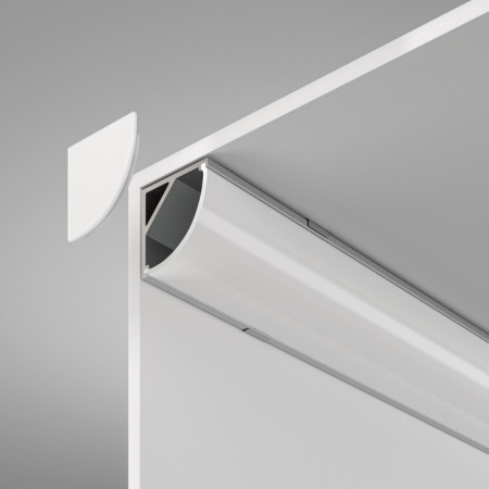 Aluminum profile of the Led Strip Alm008S-2M, 200x1.6x1.6 cm, silver color-1
