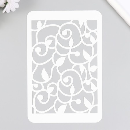 Plastic "pattern" 16x24 cm stencil