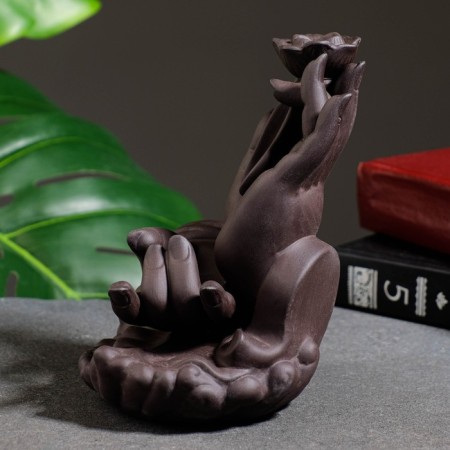 Set of incense on the stand "Hands" 14*11cm-3