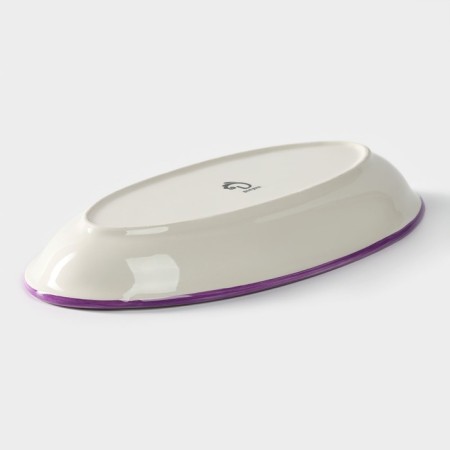 Lavender Dolyana dish, 28 × 14.5 × 3.5 cm, white color-5
