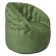 Chelsea chair, size 85x85 cm, velor fabric, green color
