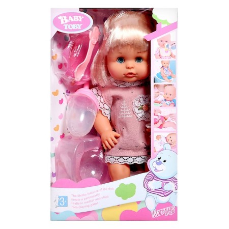 Pups functional "My baby" drinks, pisses, with accessories-9