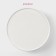 Cake for cakes and desserts Porcelain shares "Gloria", D = 16.5 cm, white color