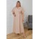 Female dress, size 56, beige color