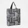 Household bag without fastening, black color