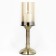 Climber metal, glass "Prince" per 1 candle 12.5 x 12, 5 x 36.5 cm