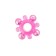 Embeded ring with beads Toyfa Super Ring, pink color