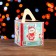 Gift box "Bunny", large cube, 12 x 12 x 12 cm