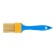 Brush flat promo, artificial bristles, plastic handle, 1.5 ", 38 mm