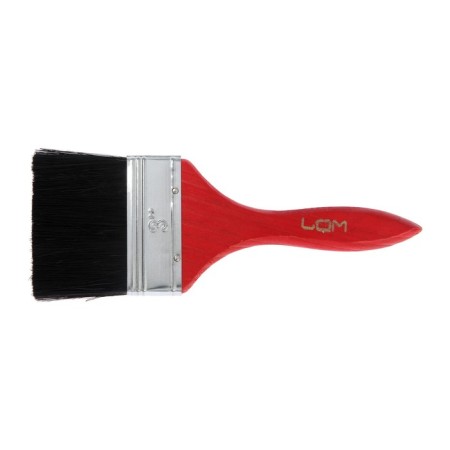 Brush flat scrap, mixed bristles, wooden handle, 3 ", 75 mm-3