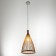 Bayerlux lamp "cone" E27 40w beige 25x25x40-190cm