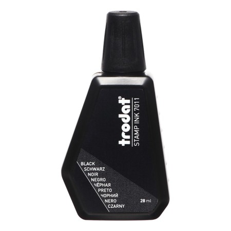 Stamping paint 28 ml Trodat, water-glycerin base, black
