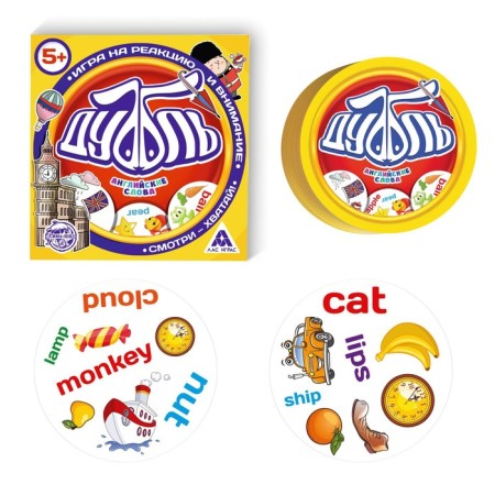 The board game to the reaction and attention "Dubbl. Combo ", 4 in 1, 5+-4