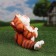 Garden figure "Cat" Red, 22x33cm