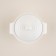 Sl -resistant ceramics pan Sl Home "Santorini", 750 ml, 19 × 16 × 7.5 cm, white color