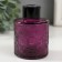 Diffusor for essential oils with a “flower” lid is a transparent violet 100 ml 6x6x8 cm