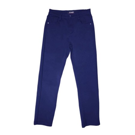 Pants for a boy, height 140 cm, blue color