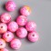 Beads for creativity plastic "Marble. Lilac" d = 1.2 cm set 20 grams