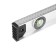 Aluminum tundra level "Rail", 3 eyes (1 rotary), 400 mm